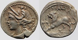 Massalia - Drachme légère au lion