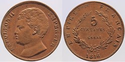 1816 - Napoleon II - Essai - 5 centimes, 1816