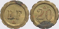 Jeton à consommer - 20 centimes