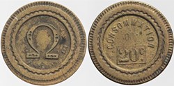 Jeton à consommer - 20 centimes
