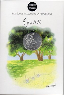 2014 - 10 euro Sempé - Egalité, printemps