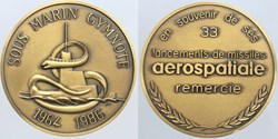 Médaille souvenir lancements de missiles