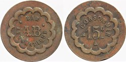 Jeton à consommer - 15 centimes