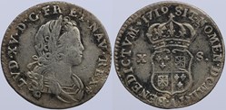 Dy 1662 - Louis XV - 1/12 d'écu - 1719, Paris