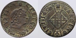 Dy 1614 - Louis XIV - Sizain - 1650, Barcelone
