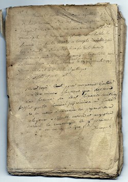1794 - Carnet de reçus de la Canourgue, AN II de la République
