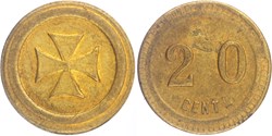 Jeton à consommer - 20 centimes