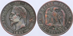F-134 - Second Empire - 10 centimes - 1861 BB