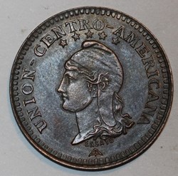 Union Central Américain, essai, 1 centavo, 1889.