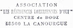 Booz, Les résidences Lozériennes d'Olt (1986)
