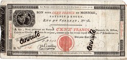 Bon de 100 francs - 1er Frimaire AN 12