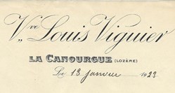 Viguier Louis (Veuve) - 1923
