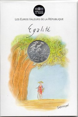 2014 - 10 euro Sempé - Egalité, été