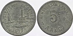 34 - Sète - 5 centimes