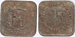 81 - Albi - 25 centimes