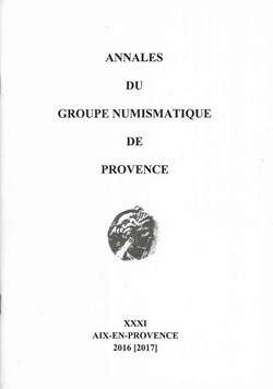 2016 - Annales du groupe numismatique de Provence