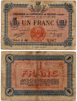 1 franc C.C.M. - Série D46