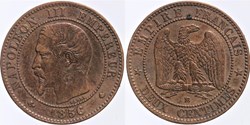 F-107 - Second Empire - 2 centimes - 1856 BB