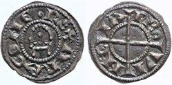 Provence - Alphonse 1er d'Aragon et Raymond de Bollène - Denier