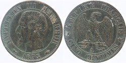 F-116 - Second Empire - 5 centimes - 1853 A