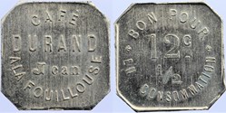 42 - La Fouillouse - 12 centimes 1/2