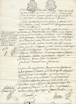 1781 - Nomination d'un prêtre