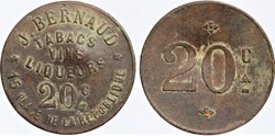 NI - J. Bernaud - 20 centimes