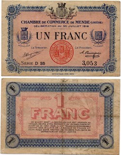 1 franc C.C.M. - Série D35