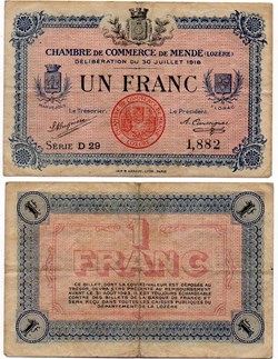 1 franc C.C.M. - Série D29