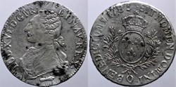 Dy 1708 - Louis XVI - Ecu - 1785, Perpignan