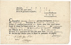 1775 - Consignation d'amende