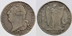R-46 - Louis XVI - Ecu - 1792 Paris