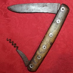 Couteau à tire bouchon, XVIIIe