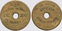 69 - Lyon - O.T.L. - 25 centimes