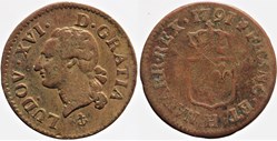 R-01 - Louis XVI - Liard - 1791, la Rochelle