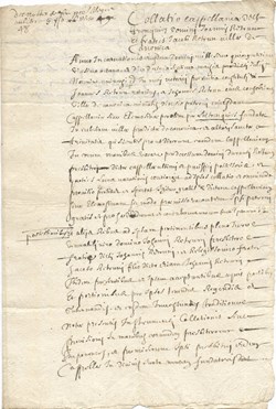 1528 - Copie, concerne la chapelle de la trinité de l'église de la Canourgue