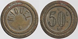 Jeton à consommer - 50 centimes