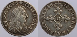 Dy 1504 - Louis XIV - 4 sols - 1675, Lyon