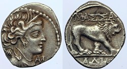 Massalia - Drachme légère au lion