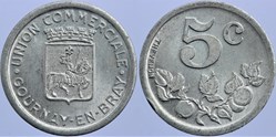 76 - Gournay-en-Bray - 5 centimes