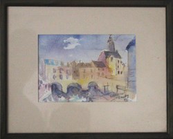 Tableau - la Canourgue, Lozère.