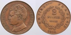 1816 - Napoléon II - Essai de la 2 francs