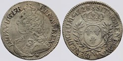 Dy 1677 - Louis XV - 1/5 d'écu - 1728 Montpellier