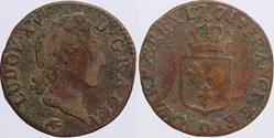 Dy 1700 - Louis XV - 1/2 sol - 1771, Lyon