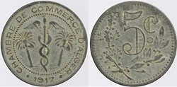 Algérie - Alger - C.C. - 5 centimes - 1917