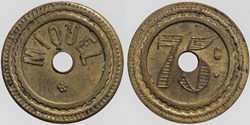 Jeton à consommer - 75 centimes
