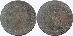 F-116 - Second Empire - 5 centimes - 1853 K