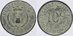 34 - Olonzac- 10 centimes