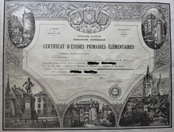 Certificat d'études primaires élémentaires 1939
