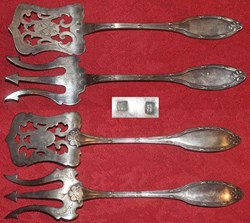 Couverts à poisson Saglier Frères et Cie
